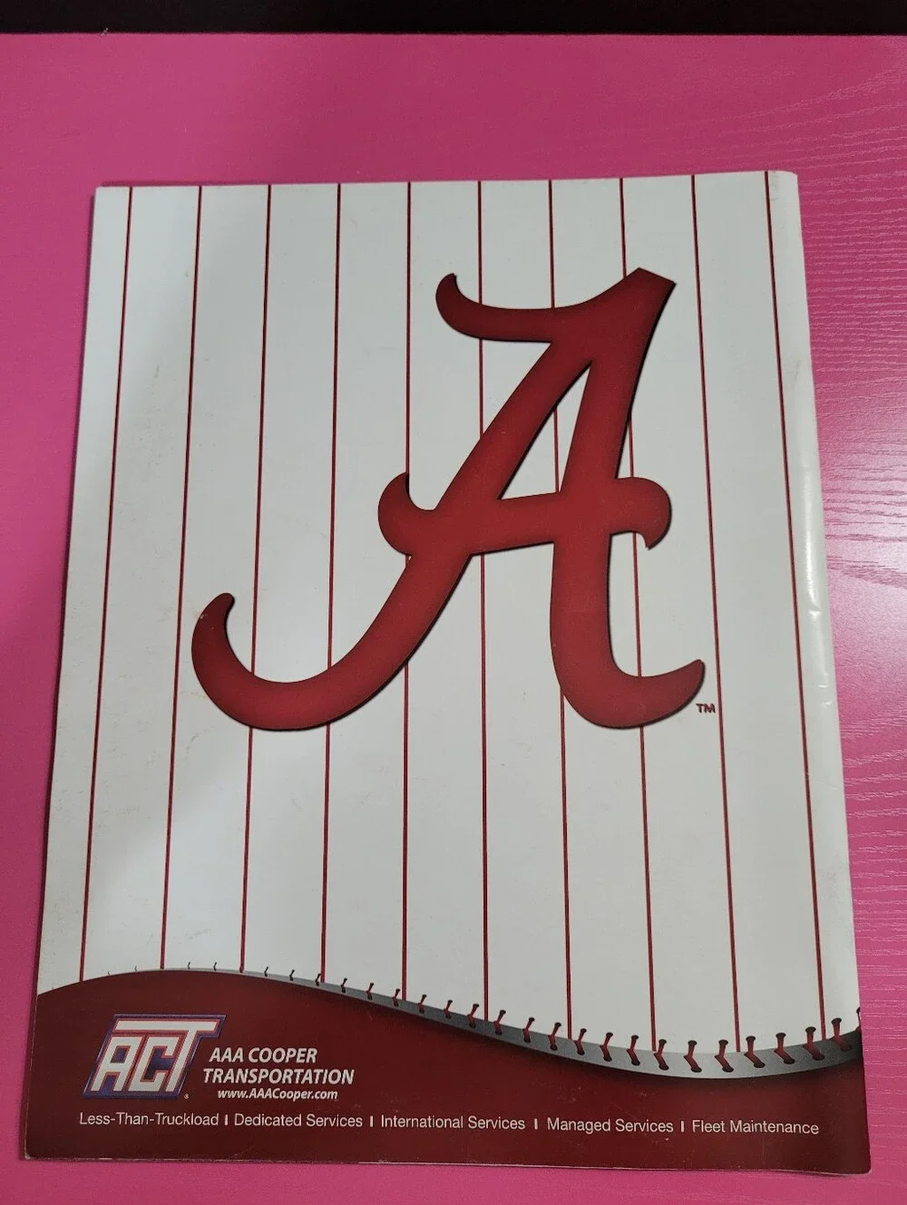 University Of Alabama Official Men's Baseball Program 2016 (1155)